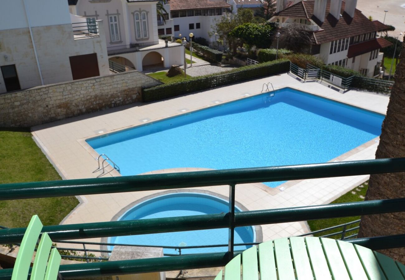 Ferienwohnung in São Martinho do Porto -  Paradise Com vista para a piscina e Baìa